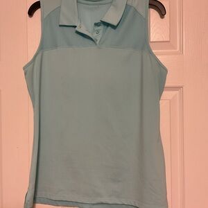 Fila Light Blue Sleeveless Golf Top